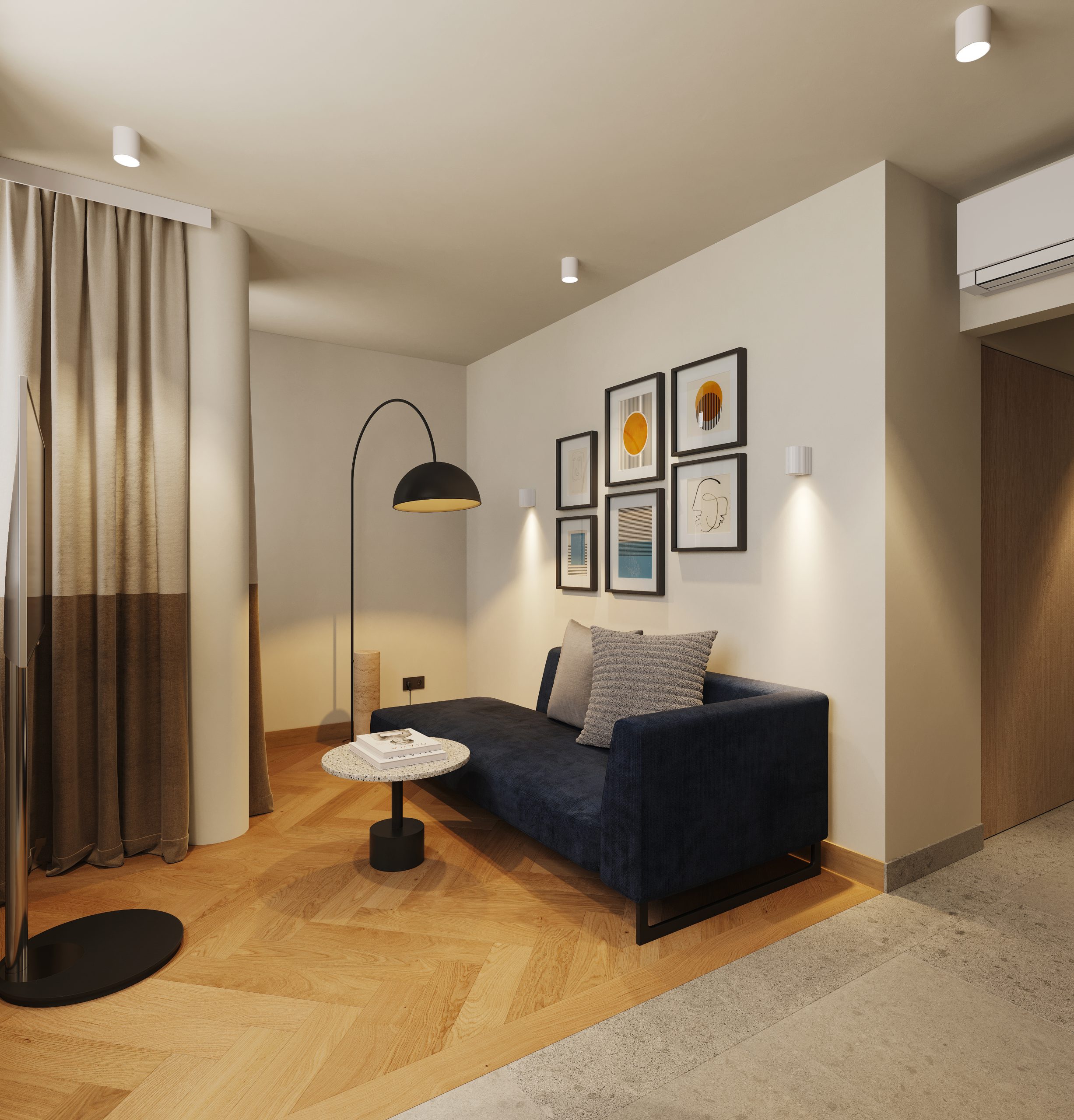 Thoughtfully designed Deluxe One-Bedroom at master Mirabell, perfect for relaxation.